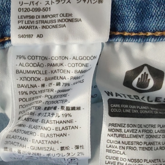 Levi's Classic Bootcut Jeans, Size 24W M - Picture 4 of 4